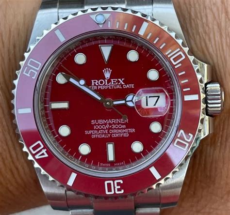 rolex 5513 red